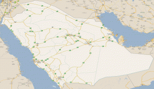 Kaart (cartografie)-Saoedi-Arabië-saudiarabia.jpg
