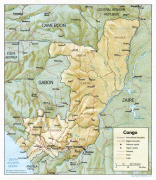Kaart (cartografie)-Congo-Kinshasa-congo_rel90.jpg
