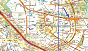 Karte (Kartografie)-Jakarta-South-of-Jakarta-Map.jpg