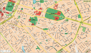 Kaart (kartograafia)-Pealinna Brüsseli piirkond-BRUSSELS%2BMAP.jpg