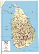 Karte (Kartografie)-Sri Lanka-map-sri-lanka-1974.jpg