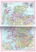 Kort (geografi)-Skotland-map-scotland-1935.jpg