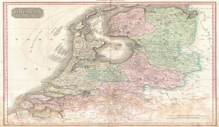 Χάρτης-Ολλανδία-1818_Pinkerton_Map_of_Holland_or_the_Netherlands_-_Geographicus_-_Holland-pinkerton-1818.jpg