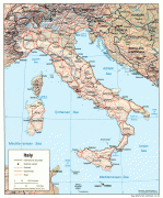 Kaart (cartografie)-Vaticaanstad-map_italy01.jpg