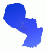 Kaart (cartografie)-Paraguay-2128539-blue-gradient-paraguay-map-detailed-mercator-projection.jpg