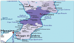 Karte (Kartografie)-Kalabrien-Map-of-Calabria.jpg