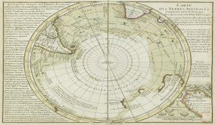 Kaart (cartografie)-Antarctica-Antarctica,_Bouvet_Island,_discovery_map_1739.jpg