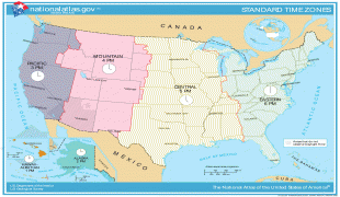 Kaart (kartograafia)-Ameerika Ühendriigid-map_of_time_zones_of_united_states.jpg