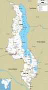 Bản đồ-Ma-la-uy-Malawi-road-map.gif