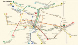 Kaart (kartograafia)-Pealinna Brüsseli piirkond-large_detailed_metro_map_of_brussels_city.jpg