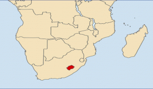 Географічна карта-Лесото-Lesotho-Map.jpg