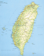 Kaart (kartograafia)-Hiina Vabariik-large_detailed_road_map_of_taiwan.jpg