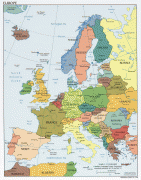 Karte (Kartografie)-Europa-txu-oclc-247233313-europe_pol_2008.jpg