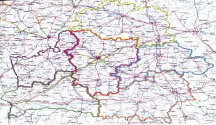 Kaart (kartograafia)-Valgevene-belarus_map_english_02.jpg