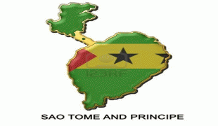 Mapa-Santo Tomé y Príncipe-3053297-map-shaped-flag-of-sao-tome-and-principe-in-the-style-of-a-metal-pin-badge.jpg