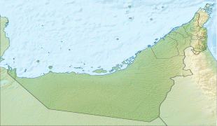 Žemėlapis-Jungtiniai Arabų Emyratai-United_Arab_Emirates_relief_location_map.jpg