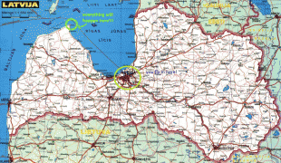 Kaart (cartografie)-Letland-latvia-map-big.jpg