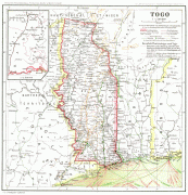Kaart (cartografie)-Togo-Topkarte.jpg