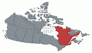 Bản đồ-Québec-10826314-political-map-of-canada-with-the-several-provinces-where-quebec-is-highlighted.jpg