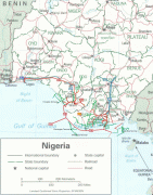 Kaart (kartograafia)-Nigeeria-nigeria_oil_gas_and_products_pipelines_map.jpg
