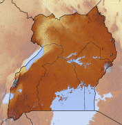 Karte (Kartografie)-Uganda-Uganda_location_map_Topographic.png