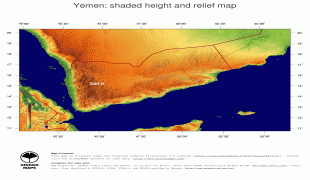 Kaart (kartograafia)-Jeemen-rl3c_ye_yemen_map_illdtmcolgw30s_ja_hres.jpg