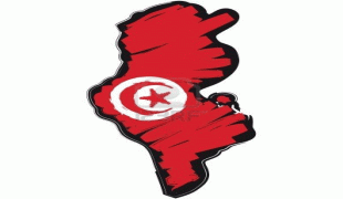 Географічна карта-Туніс-10648693-map-flag-tunisia.jpg