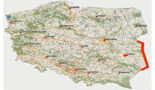Karte (Kartografie)-Polen-poland-map1.jpg