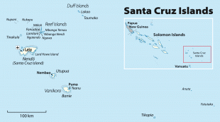 Karte (Kartografie)-Salomonen-Map_of_the_Santa_Cruz_Islands_(Solomon_Islands).png