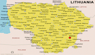 Bản đồ-Litva-lithuania-map.gif