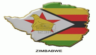 Kort (geografi)-Zimbabwe-3053304-map-shaped-flag-of-zimbabwe-in-the-style-of-a-metal-pin-badge.jpg
