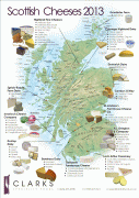 Kaart (cartografie)-Schotland-scotland_map_a4_2013.jpg