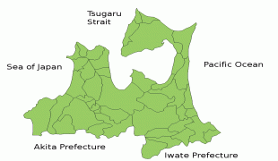 Географическая карта-Аомори (префектура)-AomoriMapCurrent.png
