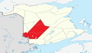 Karte (Kartografie)-New Brunswick-Map_of_New_Brunswick_highlighting_York_County2.png