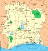Mapa-Pobrežie Slonoviny-cotedivoirepop.gif