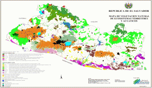 Bản đồ-El Salvador-El_Salvador_Natural_Vegetation_Map_2.png