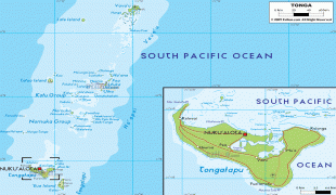 Kaart (kartograafia)-Tonga-Tonga-physical-map.gif