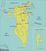 Kaart (kartograafia)-Bahrein-Bahrain_map_WV.png