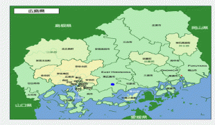 Peta-Prefektur Hiroshima-HiroshimaPrefectureMap.jpg