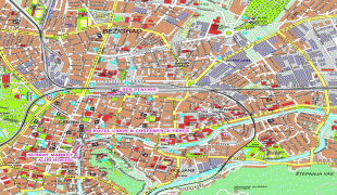 Kaart (kartograafia)-Ljubljana-ljubljana-map-1.jpg