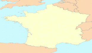 Kaart (cartografie)-Frankrijk-France_map_blank.png