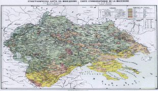 Karte (Kartografie)-Mazedonien-Kanchov_Macedonia_Map.jpg