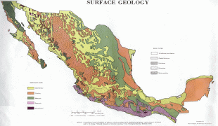 Kort (geografi)-Mexico-mexico-surface_geology.jpg
