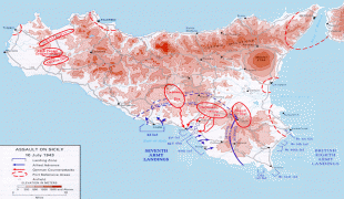 Kaart (cartografie)-Sicilië-Sicily-Assault-Map.png