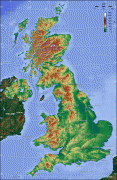 Zemljevid-Združeno kraljestvo Velike Britanije in Severne Irske-Uk_topo_en.jpg