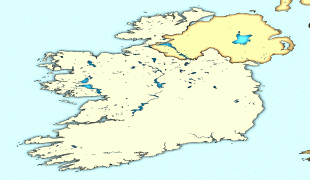 Карта (мапа)-Ирска-Ireland_map_modern.png