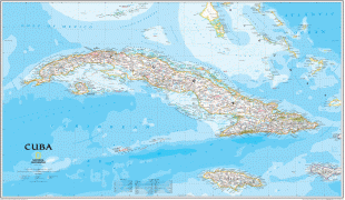 Kaart (kartograafia)-Kuuba-cuba-map_3500.jpg