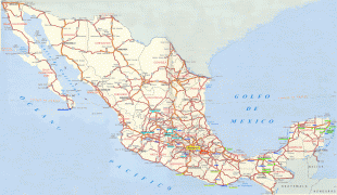 地图-墨西哥-large_detailed_road_and_highways_map_of_mexico.jpg