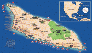 Географічна карта-Аруба-Aruba-Tourist-Map.png