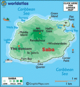 Bản đồ-Caribe thuộc Hà Lan-sabanewz.gif